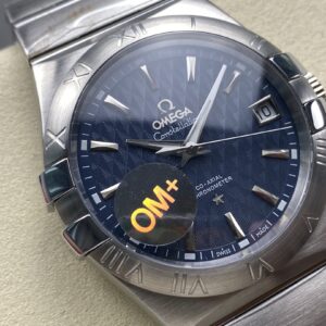 Đồng Hồ Omega Constellation Rep 11 Mặt Xanh Dây Thép Xưởng OM+ 38mm (1)