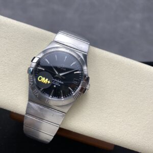 Đồng Hồ Omega Constellation Replica 11 Mặt Số Đen Nhà Máy OM+ 38mm (7)