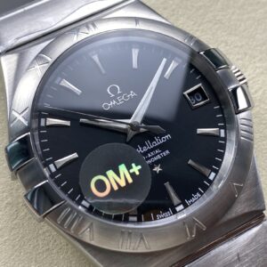 Đồng Hồ Omega Constellation Replica 11 Mặt Số Đen Nhà Máy OM+ 38mm (7)