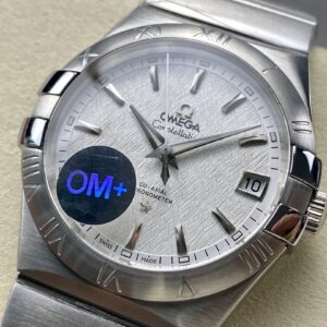 Đồng Hồ Omega Constellation Replica Cao Cấp Mặt Số Trắng Họa Tiết Nhà Máy OM+ 38mm (3)