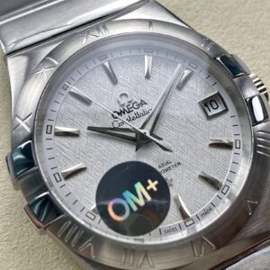 Đồng Hồ Omega Constellation Replica Cao Cấp Mặt Số Trắng Họa Tiết Nhà Máy OM+ 38mm (3)