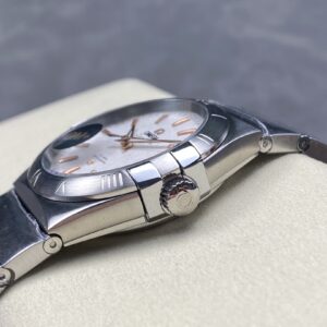 Đồng Hồ Omega Constellation Replica Nam Dây Kim Loại Nhà Máy OM+ 38mm (7)