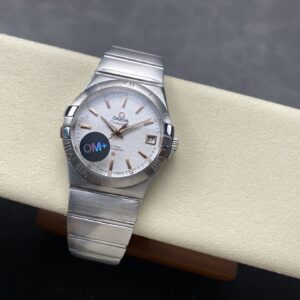 Đồng Hồ Omega Constellation Replica Nam Dây Kim Loại Nhà Máy OM+ 38mm (7)