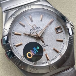 Đồng Hồ Omega Constellation Replica Nam Dây Kim Loại Nhà Máy OM+ 38mm (7)