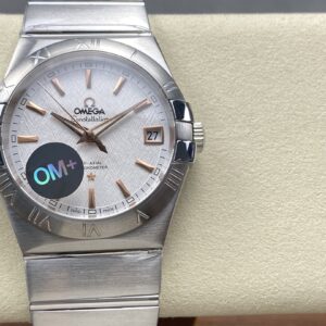 Đồng Hồ Omega Constellation Replica Nam Dây Kim Loại Nhà Máy OM+ 38mm (7)