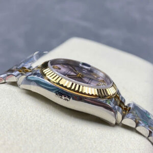 Đồng Hồ Rolex DateJust Demi Gold Nữ Siêu Cấp Cọc Số La Mã Xưởng 8+ 31mm (1)