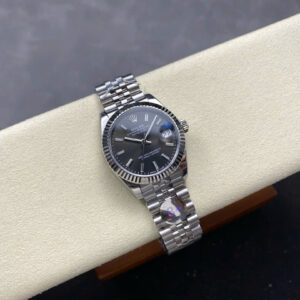 Đồng Hồ Rolex DateJust Nữ Mặt Số Xám Cọc Số Dạ Quang Dây Jubilee Nhà 8F 31mm (1)