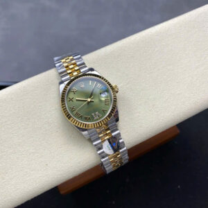 Đồng Hồ Rolex DateJust Nữ Rep 11 Mặt Xanh Lá Cọc Số La Mã Xưởng 8+ 31mm (7)