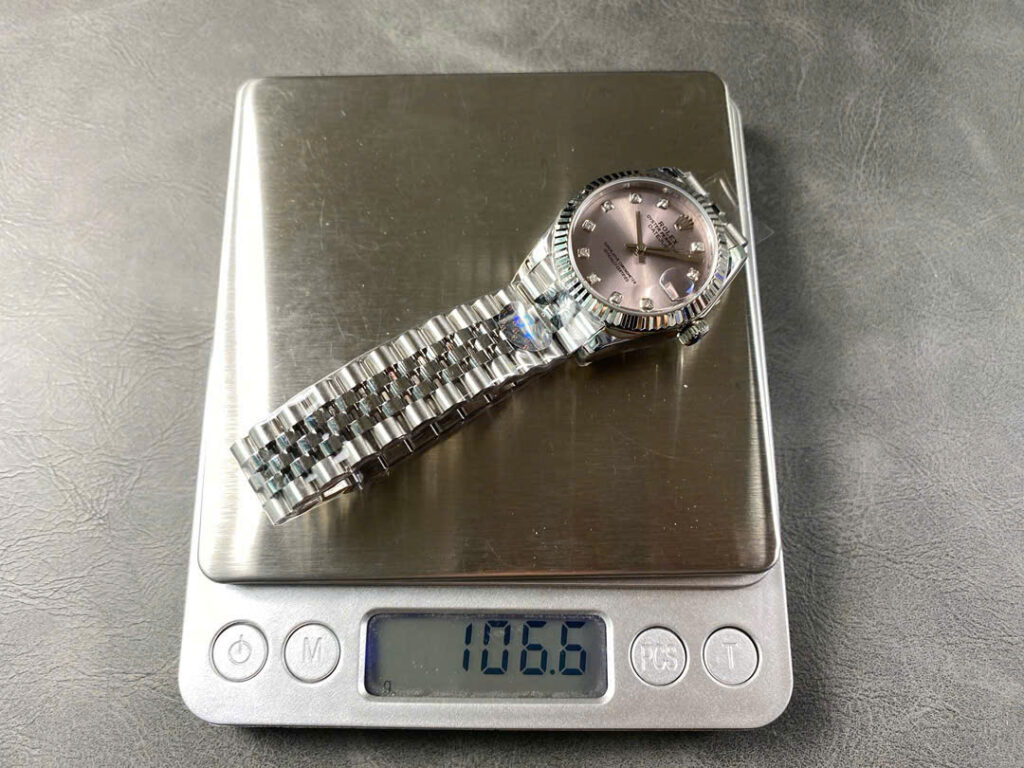 Đồng Hồ Rolex DateJust Replica Cao Cấp Máy Thuỵ Sỹ Nhà Máy 8F 31mm (7)