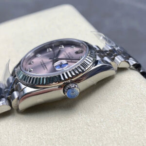 Đồng Hồ Rolex DateJust Replica Cao Cấp Máy Thuỵ Sỹ Nhà Máy 8F 31mm (7)