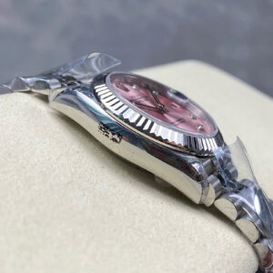 Đồng Hồ Rolex DateJust Replica Mặt Số Hồng Đính Đá Nhà Máy 8F 31mm (6)