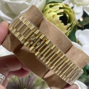 Đồng Hồ Rolex Day-Date 228238 Mặt Số Ombré Xanh Lá Bọc Vàng 18K GMF 40mm (9)