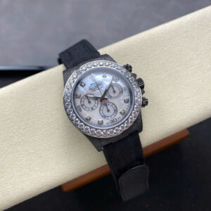 Đồng Hồ Rolex Daytona 126589RBR Đính Moissanite Mặt Xà Cừ Tự Nhiên 40mm (1)