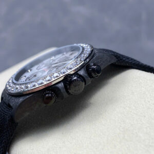 Đồng Hồ Rolex Daytona 126589RBR Đính Moissanite Mặt Xà Cừ Tự Nhiên 40mm (1)