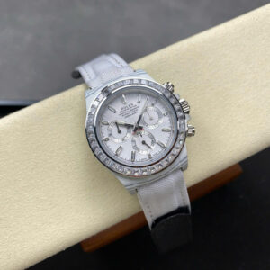 Đồng Hồ Rolex Daytona Chế Tác Carbon Đính Kim Cương Moissanite Baguette 40mm (1)