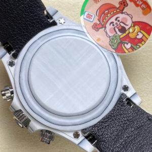 Đồng Hồ Rolex Daytona Chế Tác Carbon Đính Kim Cương Moissanite Baguette 40mm (1)