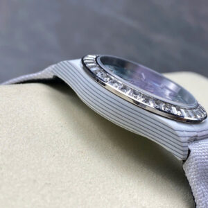 Đồng Hồ Rolex Daytona Chế Tác Carbon Độ Kim Cương Moissanite Baguette 40mm (4)