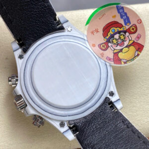 Đồng Hồ Rolex Daytona Chế Tác Carbon Độ Kim Cương Moissanite Baguette 40mm (4)