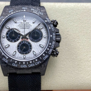 Đồng Hồ Rolex Daytona Diw Chế Tác Carbon Mặt Số Thiên Thạch 40mm (9)