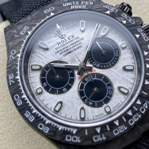Đồng Hồ Rolex Daytona Diw Chế Tác Carbon Mặt Số Thiên Thạch 40mm (9)