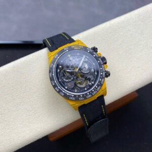Đồng Hồ Rolex Daytona Zif REMOULD Chế Tác Carbon Màu Vàng 40mm