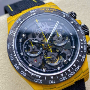 Đồng Hồ Rolex Daytona Zif REMOULD Chế Tác Carbon Màu Vàng 40mm