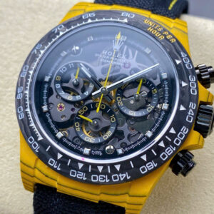 Đồng Hồ Rolex Daytona Zif REMOULD Chế Tác Carbon Màu Vàng 40mm