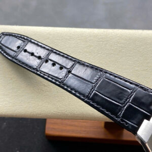 Đồng Hồ Vacheron Constantin Nam Dây Da Mặt Trắng Overseas 400V Đính Đá GRF 41mm