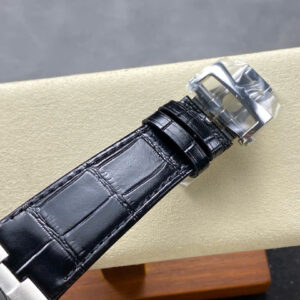 Đồng Hồ Vacheron Constantin Nam Dây Da Màu Đen Overseas 400V Đính Đá GRF 41mm (3)