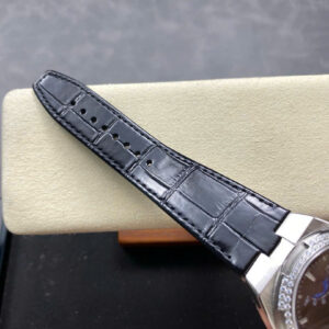 Đồng Hồ Vacheron Constantin Nam Dây Da Màu Đen Overseas 400V Đính Đá GRF 41mm (2)