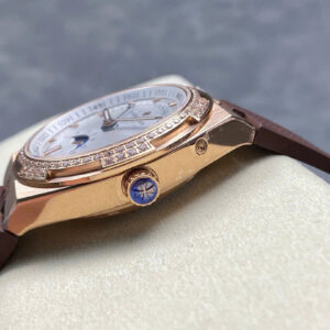 Đồng Hồ Vacheron Constantin Overseas Moonphase 4000V Dây Cao Su Màu Nâu GRF 41mm (1)