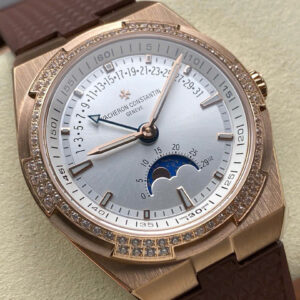 Đồng Hồ Vacheron Constantin Overseas Moonphase 4000V Dây Cao Su Màu Nâu GRF 41mm (1)