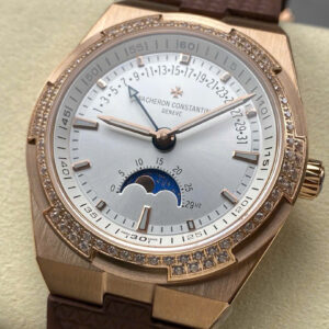 Đồng Hồ Vacheron Constantin Overseas Moonphase 4000V Dây Cao Su Màu Nâu GRF 41mm (1)