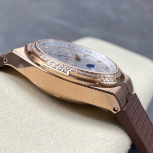 Đồng Hồ Vacheron Constantin Overseas Moonphase 4000V Dây Cao Su Màu Nâu GRF 41mm (1)