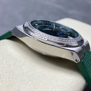 Đồng Hồ Vacheron Constantin Overseas Moonphase 4000V Dây Cao Su Màu Xanh Lá GRF 41mm (1)