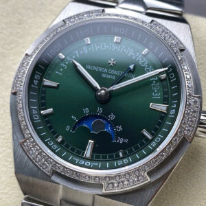 Đồng Hồ Vacheron Constantin Overseas Moonphase 4000V Dây Thép Trắng Xưởng GR 41mm (9)