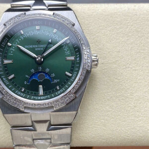 Đồng Hồ Vacheron Constantin Overseas Moonphase 4000V Dây Thép Trắng Xưởng GR 41mm (9)