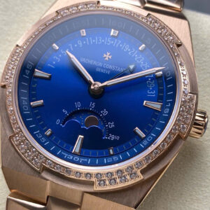 Đồng Hồ Vacheron Constantin Overseas Moonphase 4000V Mặt Xanh Blue Dây Thép GRF 41mm (9)