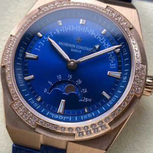 Đồng Hồ Vacheron Constantin Overseas Moonphase 4000V Viền Đính Đá GRF 41mm (9)