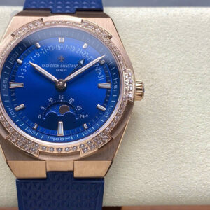 Đồng Hồ Vacheron Constantin Overseas Moonphase 4000V Viền Đính Đá GRF 41mm (9)