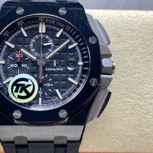 Đồng Hồ Audemars Piguet Royal Oak Offshore Chronograph 26405CE Gốm Đen TKF 44mm (9)