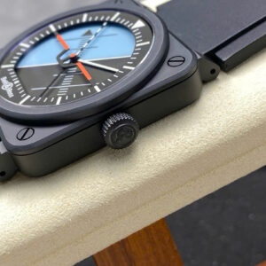 Đồng Hồ Bell & Ross BR-03 Horizon Chế Tác Vỏ Gốm Đen Dây Cao Su 41mm (6)