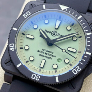 Đồng Hồ Bell & Ross Br 03-92 Diver Full Lum Replica Cao Cấp Vỏ Gốm 42mm (6)