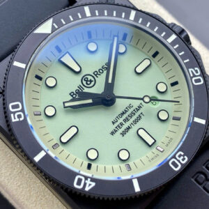 Đồng Hồ Bell & Ross Br 03-92 Diver Full Lum Replica Cao Cấp Vỏ Gốm 42mm (6)