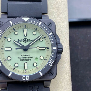 Đồng Hồ Bell & Ross Br 03-92 Diver Full Lum Replica Cao Cấp Vỏ Gốm 42mm (6)