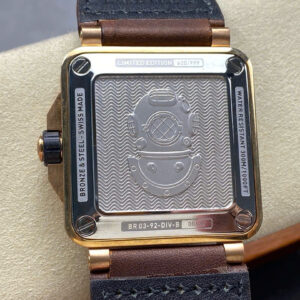Đồng Hồ Bell and Ross Diver Bronze Red BR0392 Nam Dây Da Màu Nâu 42mm (8)