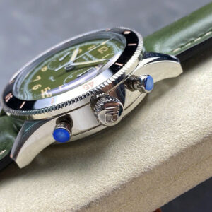 Đồng Hồ Blancpain Air Command AC02 Chronograph Màu Xanh Quân Đội 42 (1)