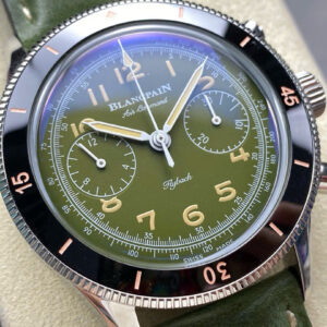 Đồng Hồ Blancpain Air Command AC02 Chronograph Màu Xanh Quân Đội 42 (1)