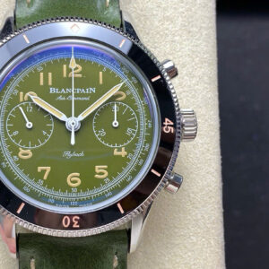 Đồng Hồ Blancpain Air Command AC02 Chronograph Màu Xanh Quân Đội 42 (1)