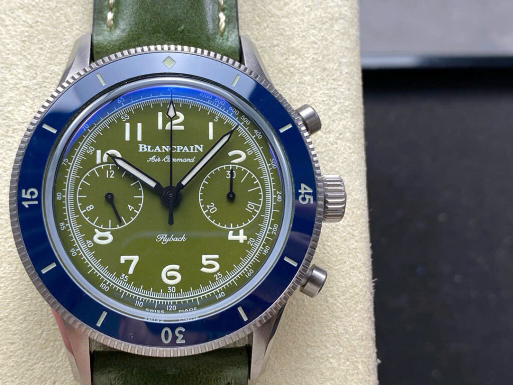 Đồng Hồ Blancpain Air Command AC02 Chronograph Rep 11 Màu Xanh 42 (9)